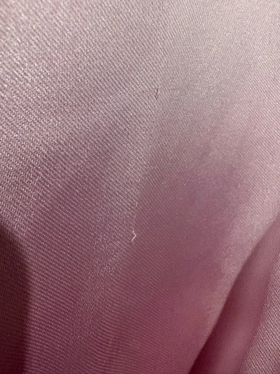 NWT Zara Pink Satin Faux Wrap Style Dress Size XL - Picture 6 of 9